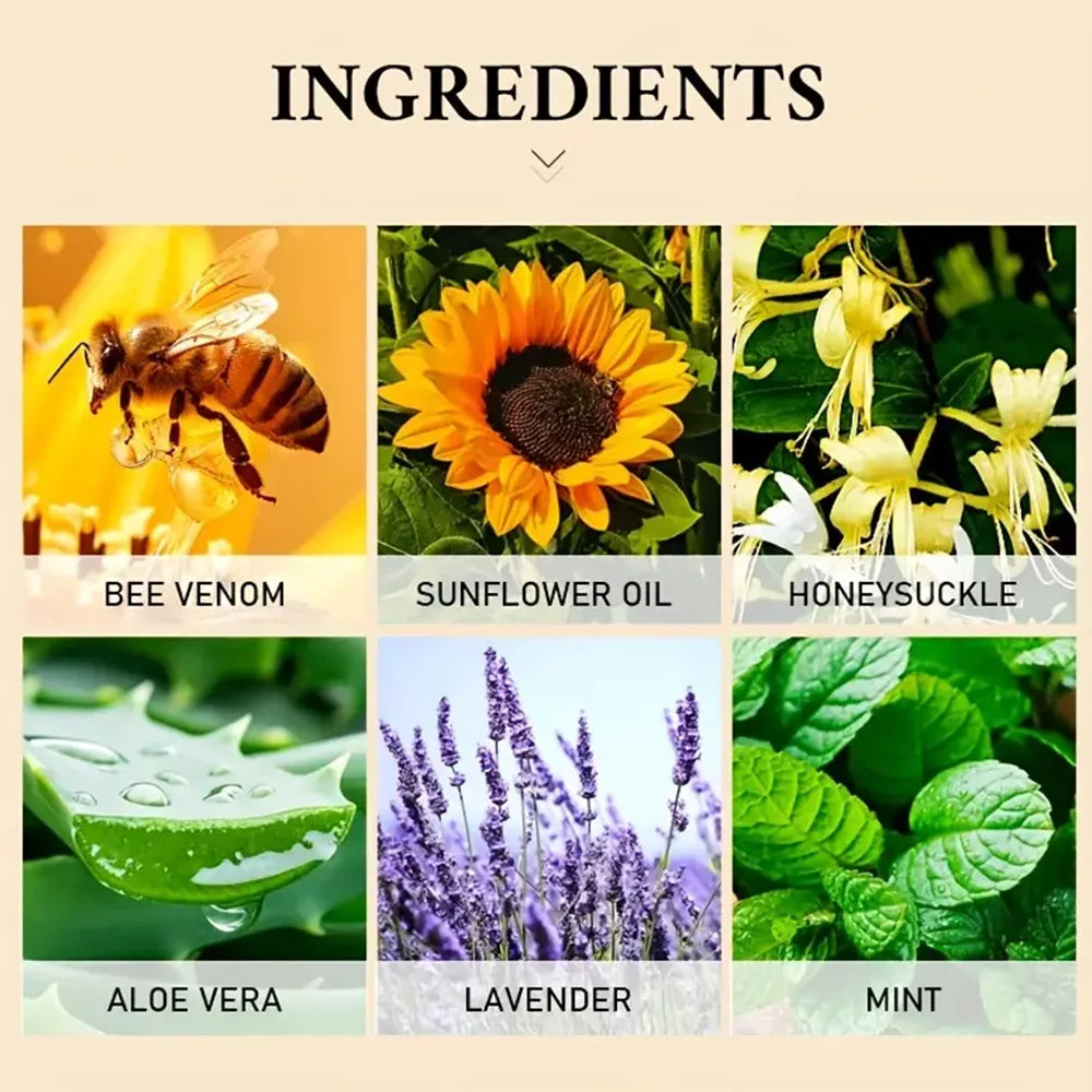 Premium Bee Venom Cream Face Neck Collagen Boost Skin Firming Lifting Natural Hydrating Moisturizer Non Greasy Gentle Care Impro