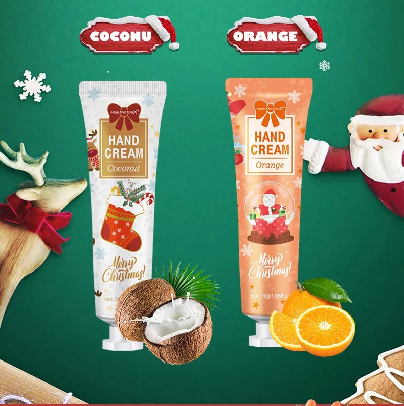 Christmas Gift 5/Box Hand Cream Set, Cream Texture, Hand Cream Travel Pack, Durable Moisturizer-30g/Piece Gift for Women