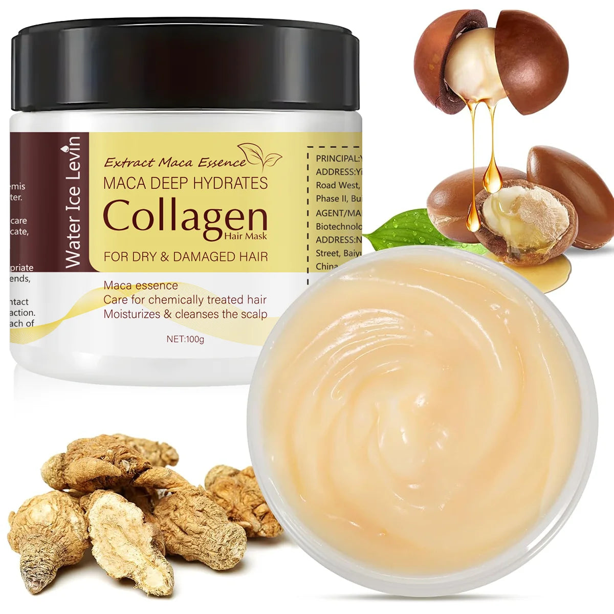 Magical Hair Mask, Contains Collagen and Keratin - Deep Coconut Oil Hair Care - Powerful Moisturizing and Hydrating - Repairs Fine, Sparse, Fragile, Dry, and Damaged Hair
