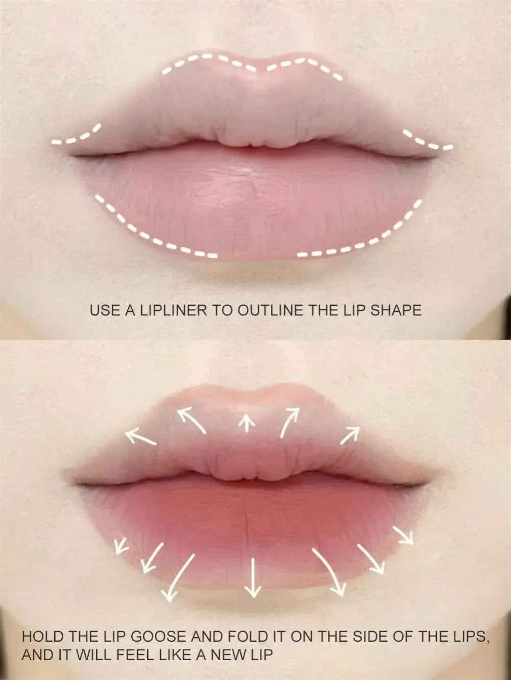 Nude Lip Liner Pencil, Smooth Outline Lip Shape, Waterproof Long-Lasting Matte Lipstick Pen Makeup for Natural Lips