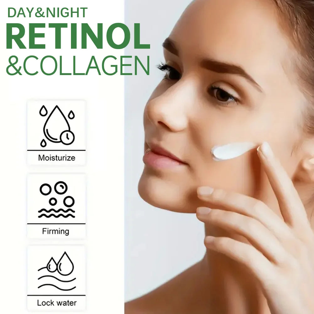 YOUNGCOME Retinol Day Night Moisturizer Cream - Hyaluronic Acid Hydration for Daily Skin Care | Face Moisturizing Lotion