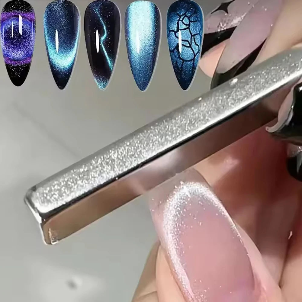 1Pcs/5Pcs Nail Art Magnetic Pen 3D Cat Eye Painting Nails Art Design Dual-Ended Magnet Wand Gel Polish Magic for Manicure