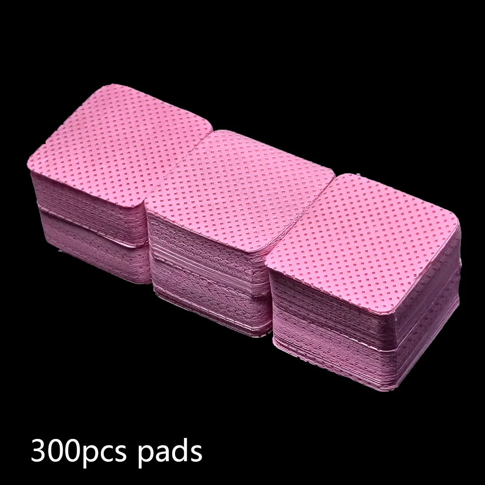 100/200/300Pcs Nail Wipe Cotton Pads Gel Nail Polish Acrylic Remover Lint Free Cotton Nail Wipes