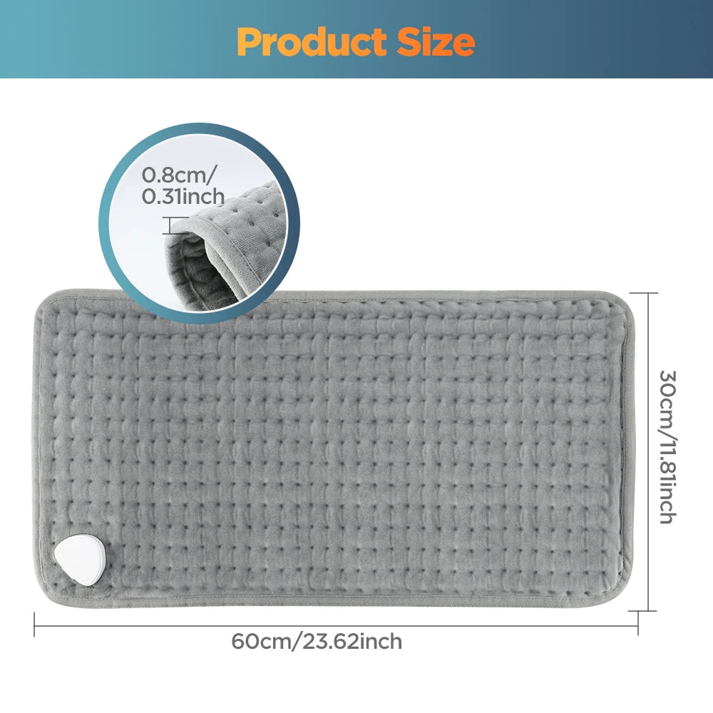 Home Electric Heating Pad Back Shoulder Office Winter Warming Blanket 10 Heat Thermal Mat Abdomen Period Menstrual Belt