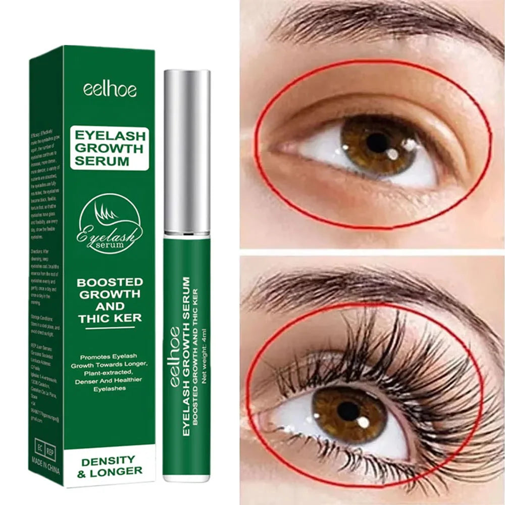 Fast Eyelash Growth Serum 7 Days Natural Eyelash Enhancer Longer Fuller Thicker Curling Lash Treatment Eye Care Products Makeup