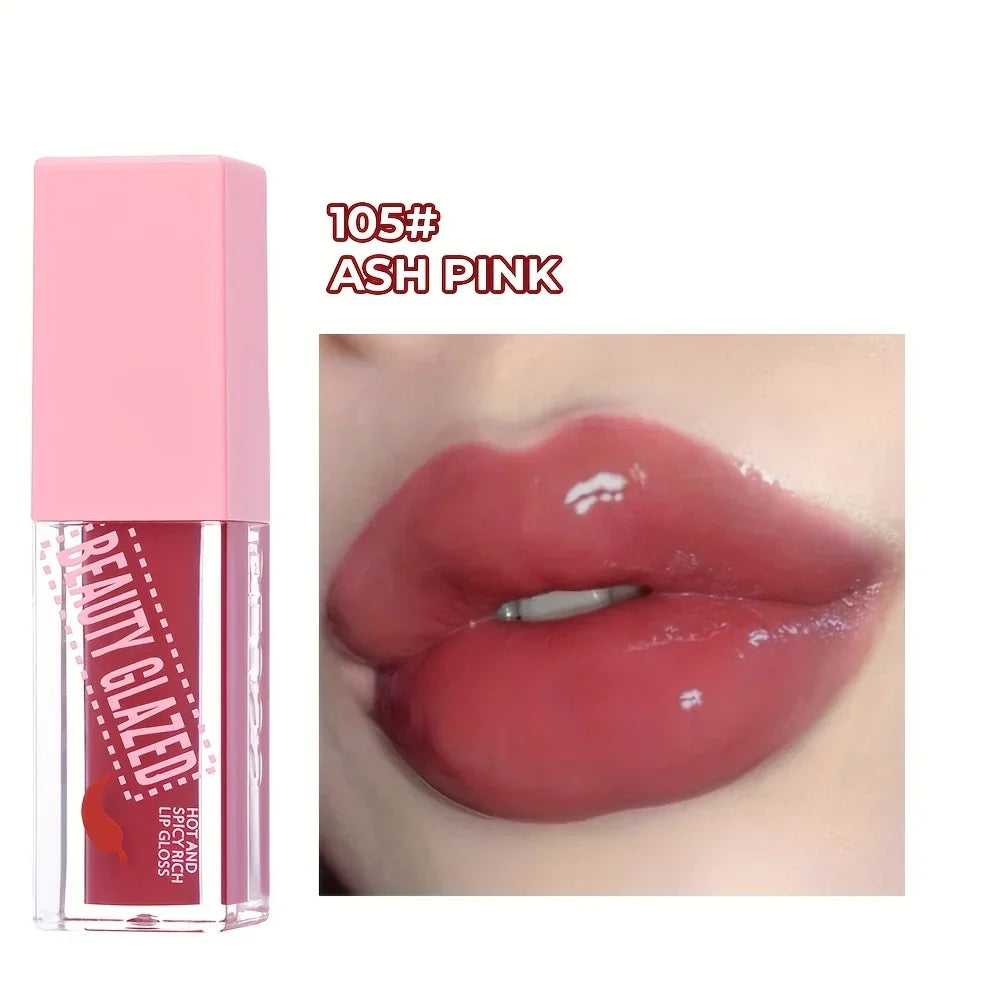 BEAUTY GLAZED Chili Lip Plumper Oil Serum Instant Long Lasting Volumising Essence Oil Sexy Lip Balm