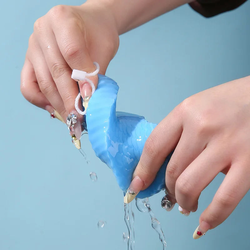 DOUBLE-SIDED SPONGE BATH WASH, FISH SCALE PATTERN STEREOSCOPIC BATH SPONGE, SKIN-FRIENDLY NO PAIN BODY SCRUBBER FOR BATHING