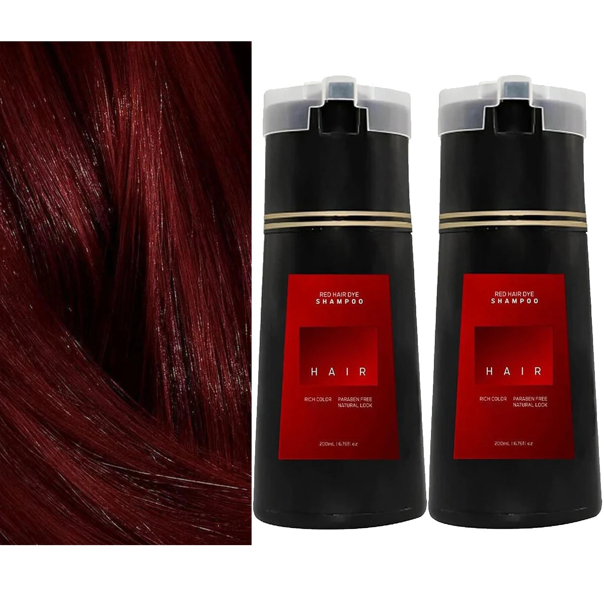 1/2/3PCS Black Hair Dye Shampoo Nova Hair Instant Dye Shampoo,Hair Dye Coloring  For Gray Hair Long Lasting Color in Minutes