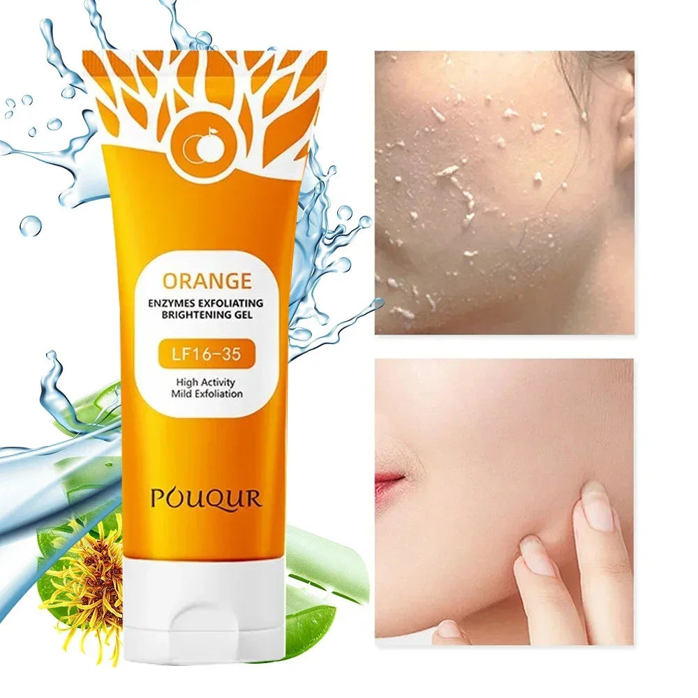 Exfoliating Peeling Gel For Face, Facial Scrub Moisturizing Brightening Nourishing Repair Scrubs Face Cream Beauty Skin Care