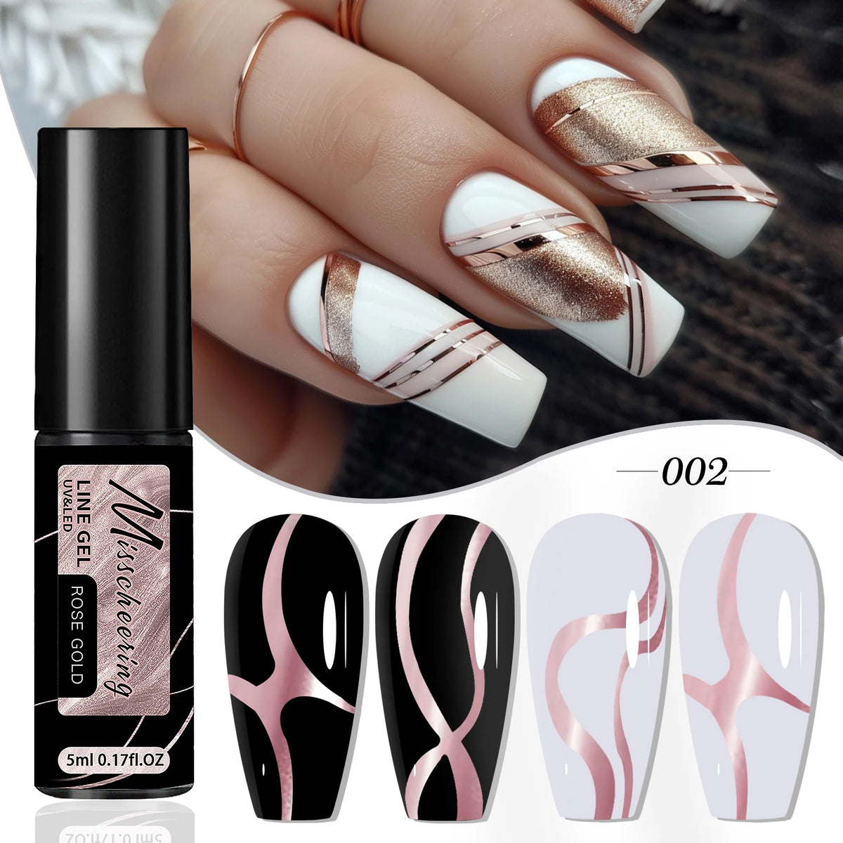 5ml Fluorescent Diamond Line Gel Shiny Painted Gel Nail Polish Semi-Permanent UV Gel Polish Varnish DIY Nail Art Design Salon