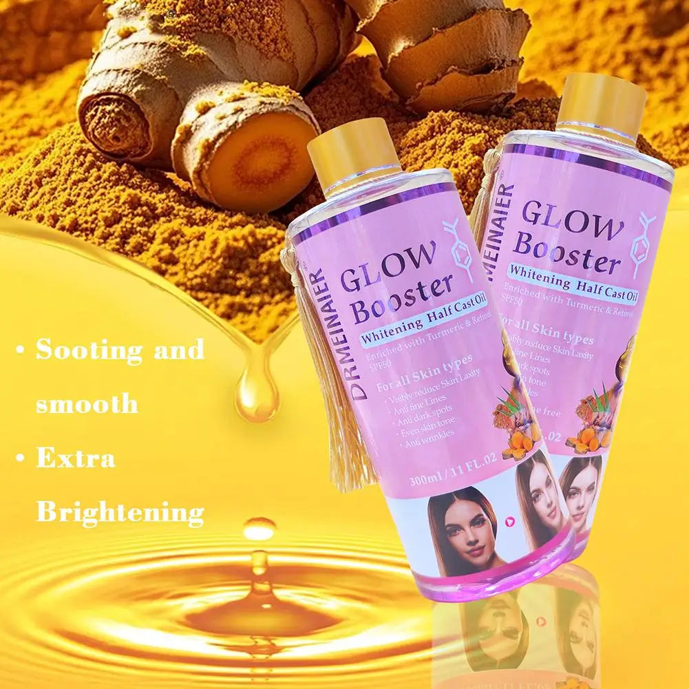 Alpha Arbutin Kojic Acid Lightening Serum Glow Booster Cast Oil And Turmeric And Retinol Oil Dark Spots Repair Damage Skin