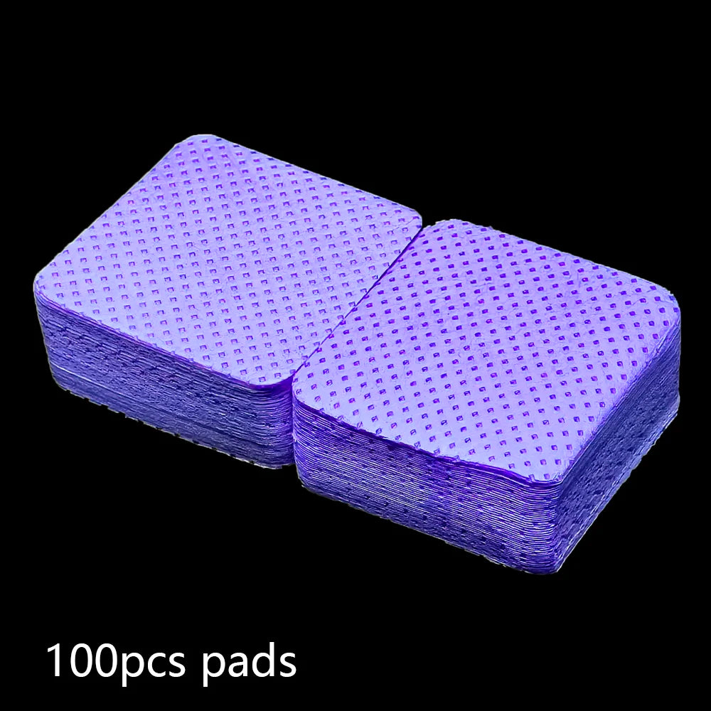 100/200/300Pcs Nail Wipe Cotton Pads Gel Nail Polish Acrylic Remover Lint Free Cotton Nail Wipes