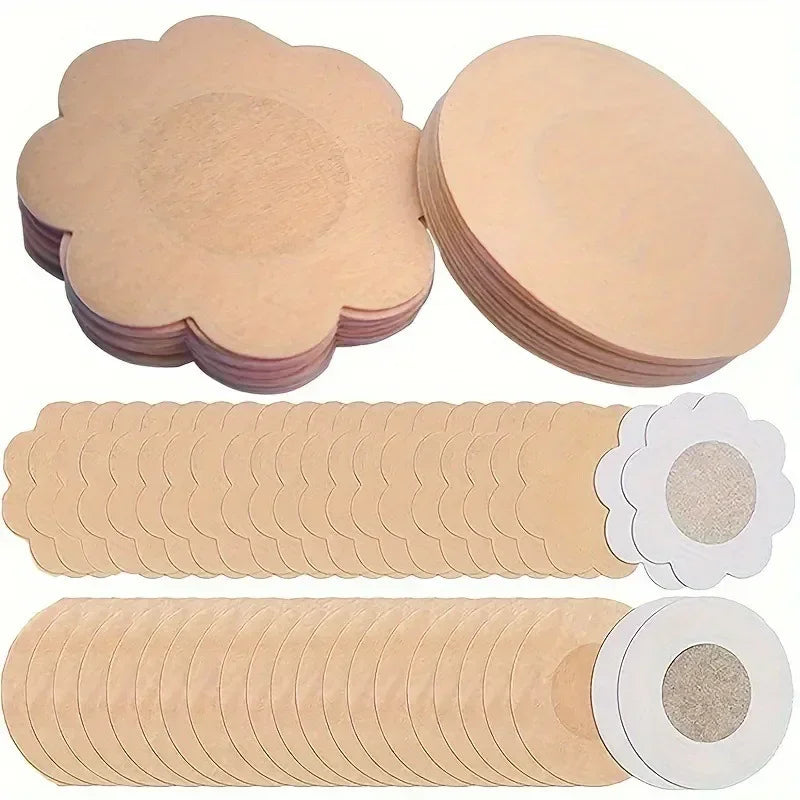 2/300Pcs Self-adhesive Nipple Stickers for Women Disposable Breast Lift Tape Pasties Invisible Bra Padding Chest Paste Patches