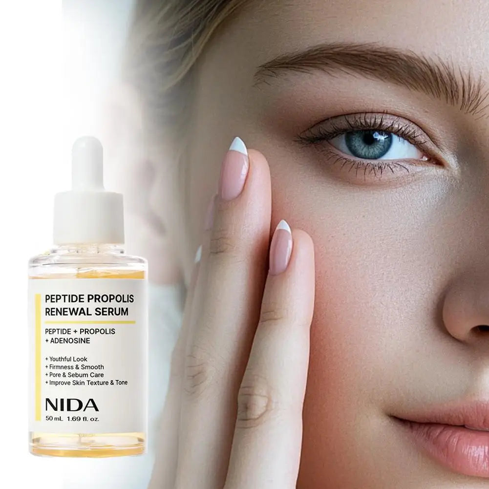 NIDA Propolis Peptide Renewal Facial Serum Ultimate Moisturizing Cream Retinol Probiotic Eye Cream Rejuvenating Firming Skincare