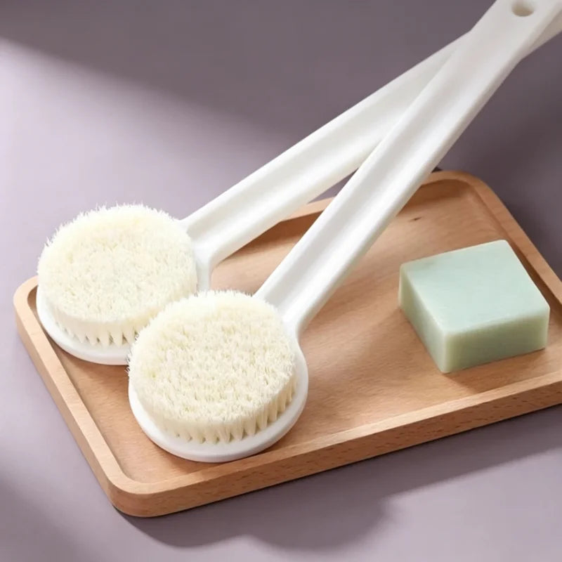 1/2Pcs Japanese Bath Brush Long Handle Soft Hair Bath Brush Back Rubbing Body Scrubbing Gods Rub