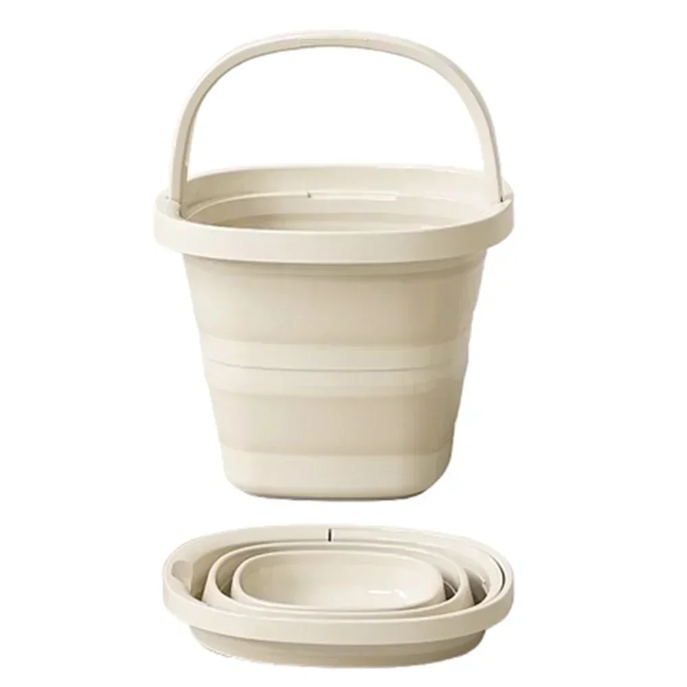 Large Capacity Foldable Water Bucket Portable Thickened Tub for Home Dorm Foot Soak Outdoor Fishing