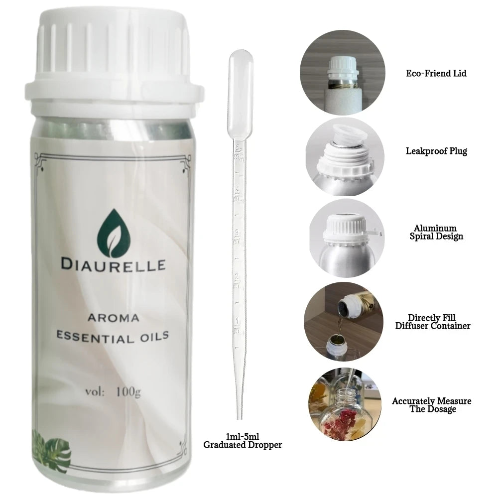 100ML Perfume Oil Hotel Essential Oil Electric Aromatic Oasis Home Fragrances Aroma Diffuser Air Freshener Essential Oil