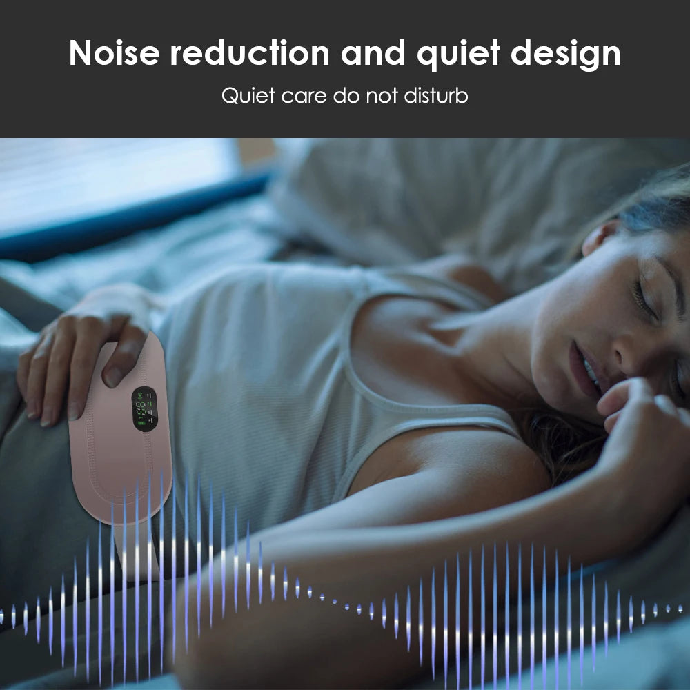 Heating Pad for Menstrual Cramps Vibration Electric Massager Abdominal Period Warm Palace Belt Uterine Warming for Women