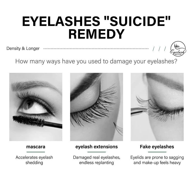 Fast Eyelash Growth Serum 7 Days Natural Eyelash Enhancer Longer Fuller Thicker Curling Lash Treatment Eye Care Products Makeup