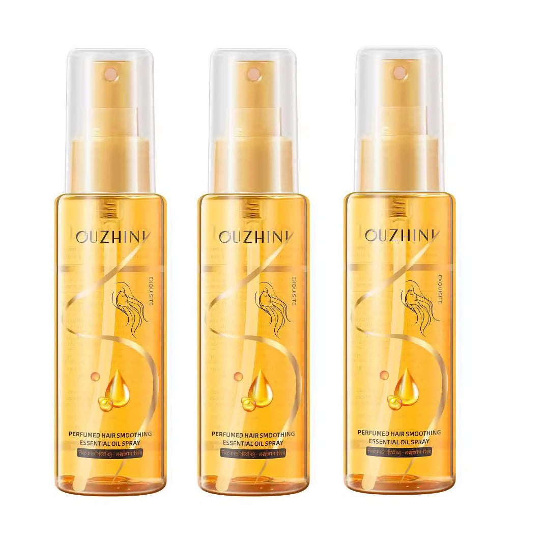 Fragrant hair care essential oil spray, fragrant hair conditioner, smooth and anti-frizz hair care essential oil, moisturizing and nourishing, long-lasting fragrance hair care essential oil spray 100ml/bottle - 1 bottle