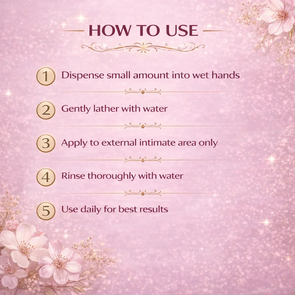 PH Balanced Probiotic Wash Odor Control, PH Balance, Dryness & Support for Intimate Areas Probiotics & Lactic Acid, 100ml