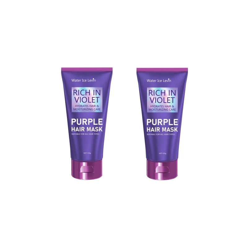 Purple Repair Hair Mask Keratin Deep Nourishing Dry Frizzy Damaged Treatment Collagen Magical 5 Second Soft Shiny Care