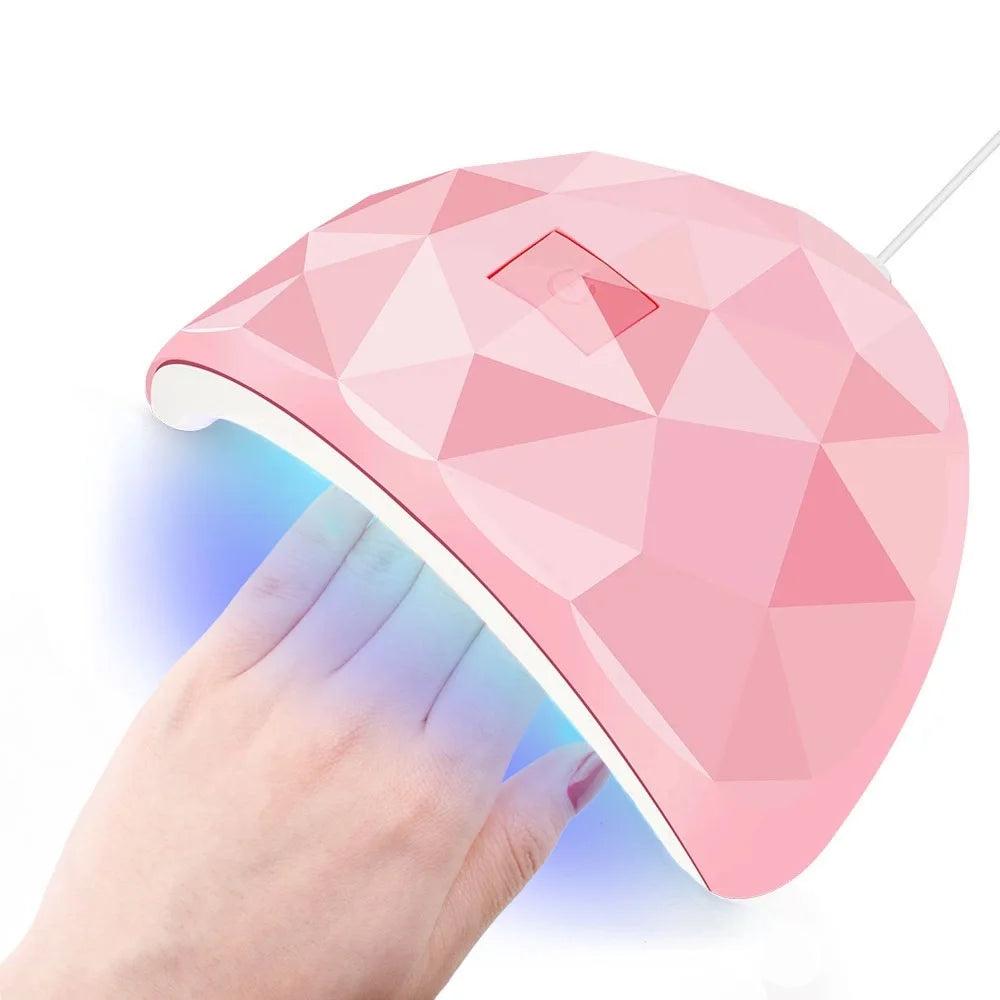 Nail Dryer Lamp UV Light For Nails Eyes Protection UV Lamp for Gel Nails Gel Nail Polish Curing Dryer Home Salon Tool