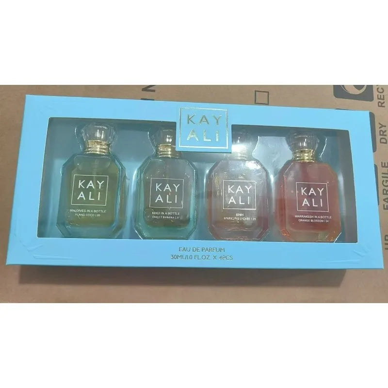 KAYALI Perfume Set 30ml X4 Eau De Parfum Long Lasting Luxury Arabic Fragrance Sweet Fresh Elegant Unisex Gift Collection