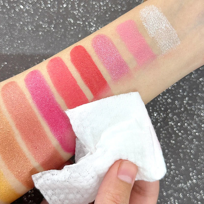 Pearlescent Glitter Lipstick Metallic Waterproof Long Lasting Matte Shimmer Diamond Lipstick Women Sexy Lips Makeup Cosmetics