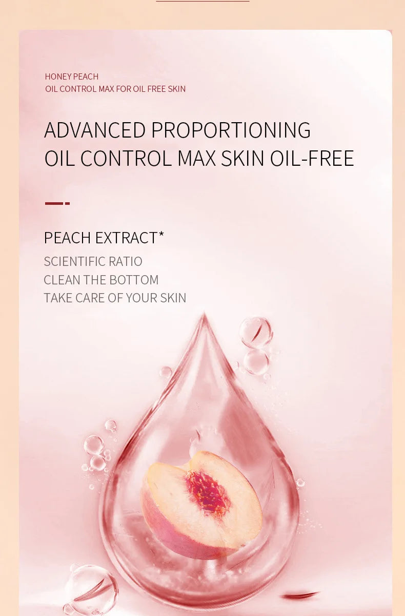 100g Peach Deep Cleansing Bubble Clay Facial Mask Remove Blackheads Oil Control Moisturizing Face Smooth Korean Skin Mud Masks