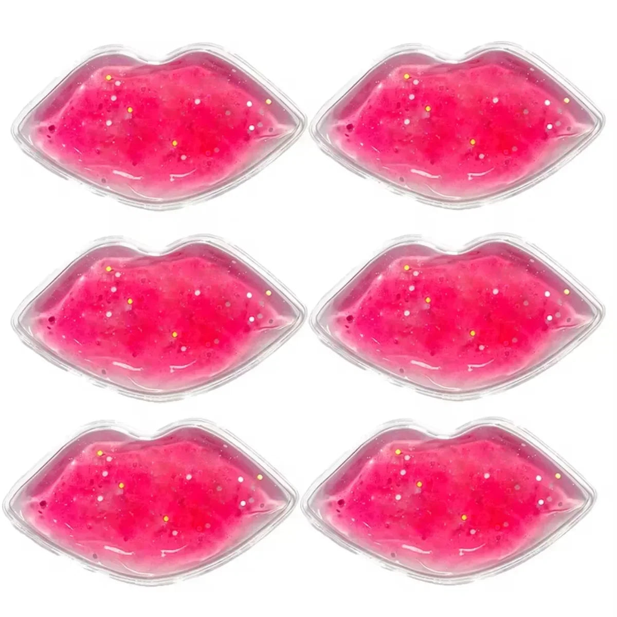 Lip Gel Ice Packs Cold Use for Lip Surgery Flexible Reusable Cooling Pad Cold Compress for Cosmetic Injuries Pain Relief