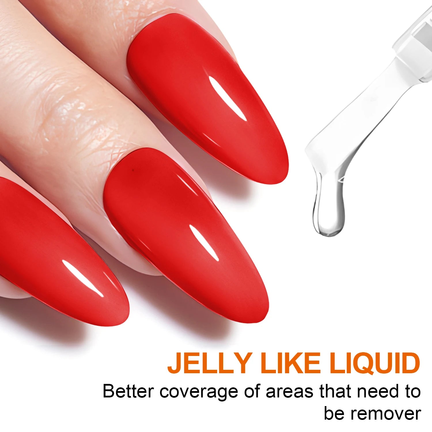 TWOING Nail Gel Polish Remover Quick & Easy Polish Remover In 2-3 Minutes, No Need Soaking Or Wrapping 15ml-0.51oz