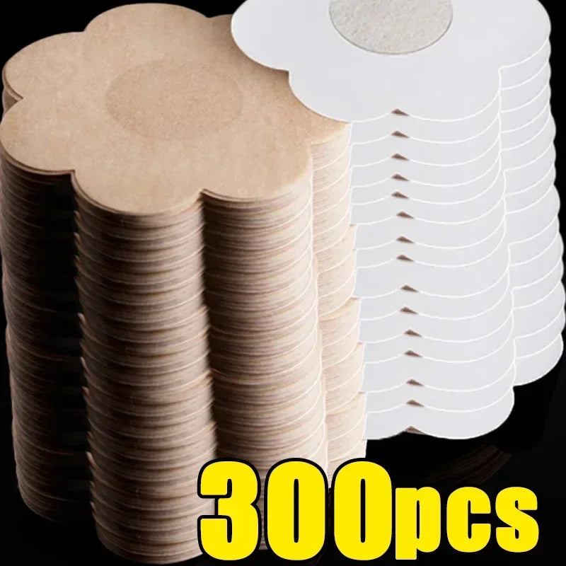 50-300pcs Nipple Cover Stickers Women Breast Lift Tape Pasties Invisible Self-Adhesive Disposable Bra Padding Chest Paste Patch