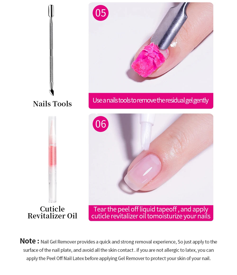 AWStorG 15ml Magic Remover Nail Gel Polish Remover UV Gel Polish Fast Remove Semi Permanent Varnish Polish Cancel Glue