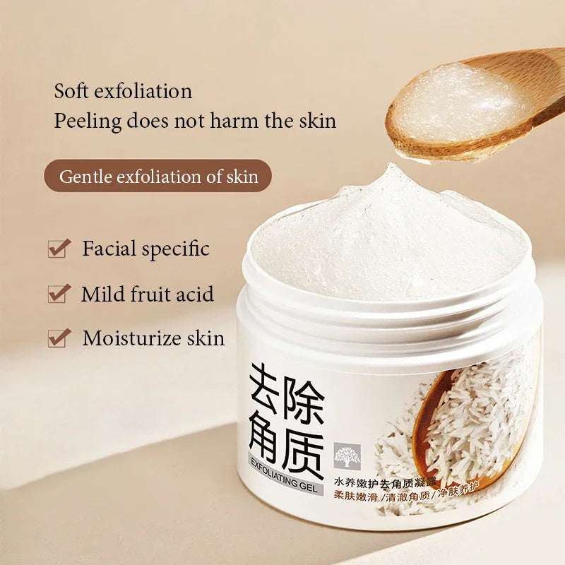 BIOAQUA White Rice Face Exfoliating Gel Moisturizing Nourishing skincare Facial Scrub Face Cream Facial Exfoliants Skin Care