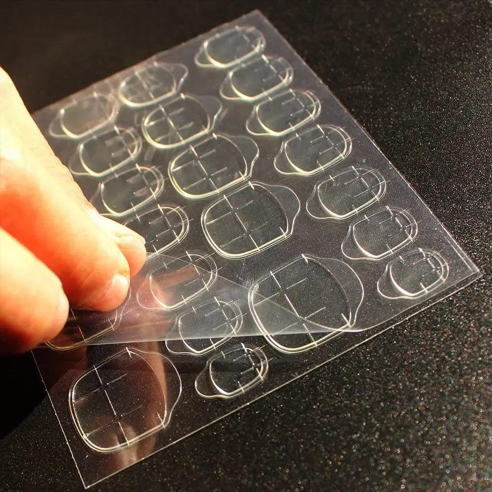 6000PCS Stick Nail Jelly Double-sided Adhesive Transparent Traceless Nail Glue Invisible Wear Nail Sheet Adhesive DIY Tools