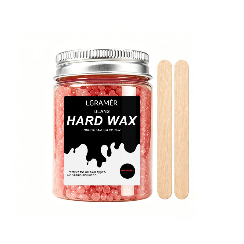 80g/380g Hard Wax Beans,Heating Hard Waxing Painless Hair Removal,Depilatory Wax Beads For Leg Armpit Full Body,Non-irritating
