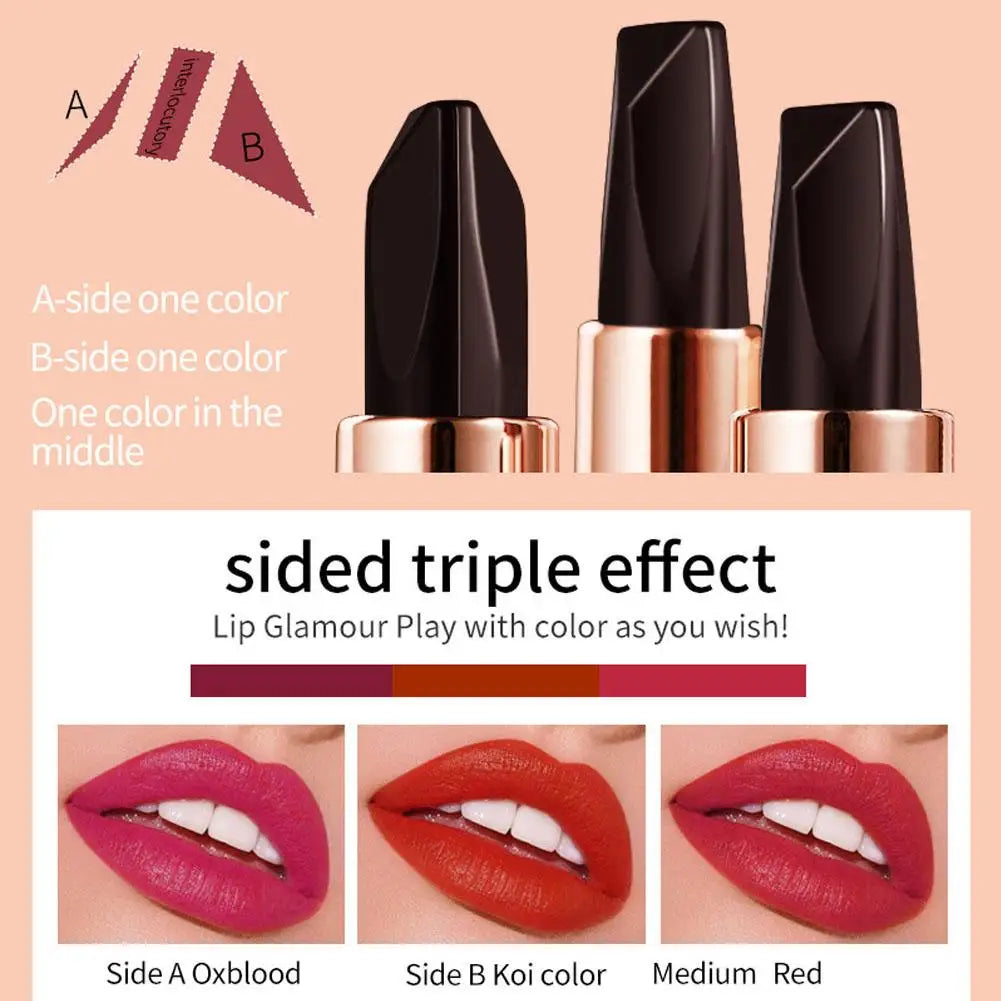 VIBELY winter Moisturizing Changing 3 colors Lip Balm Natural Aloe Vera Long Lasting  Lipstick for Women Color-Shifting Makeup