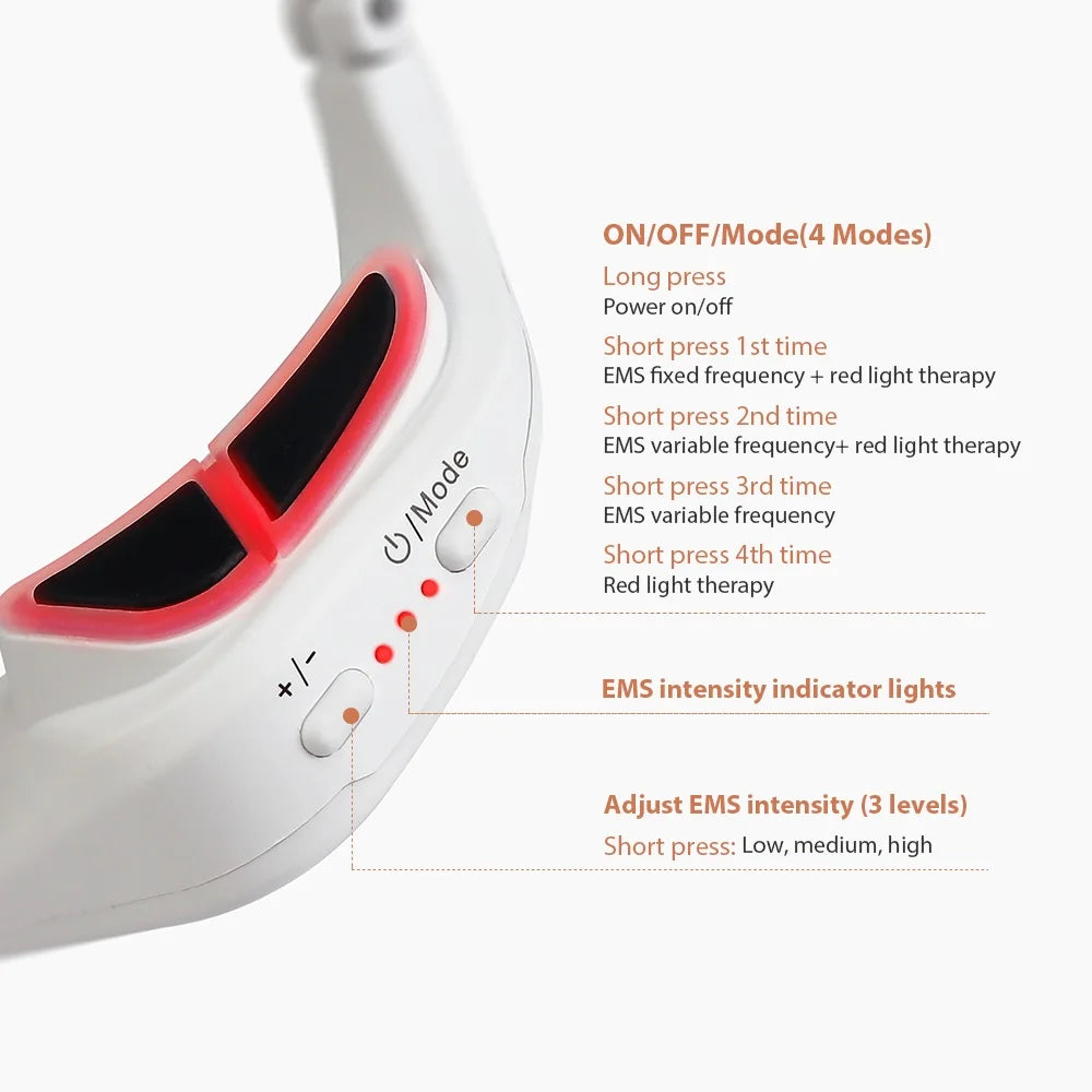 Foreverlily Eye Massager Relieves Eye Fatigue Eyes Massage Glasses Eye Fatigue Relief Massager Under-Eye Glasses Massager