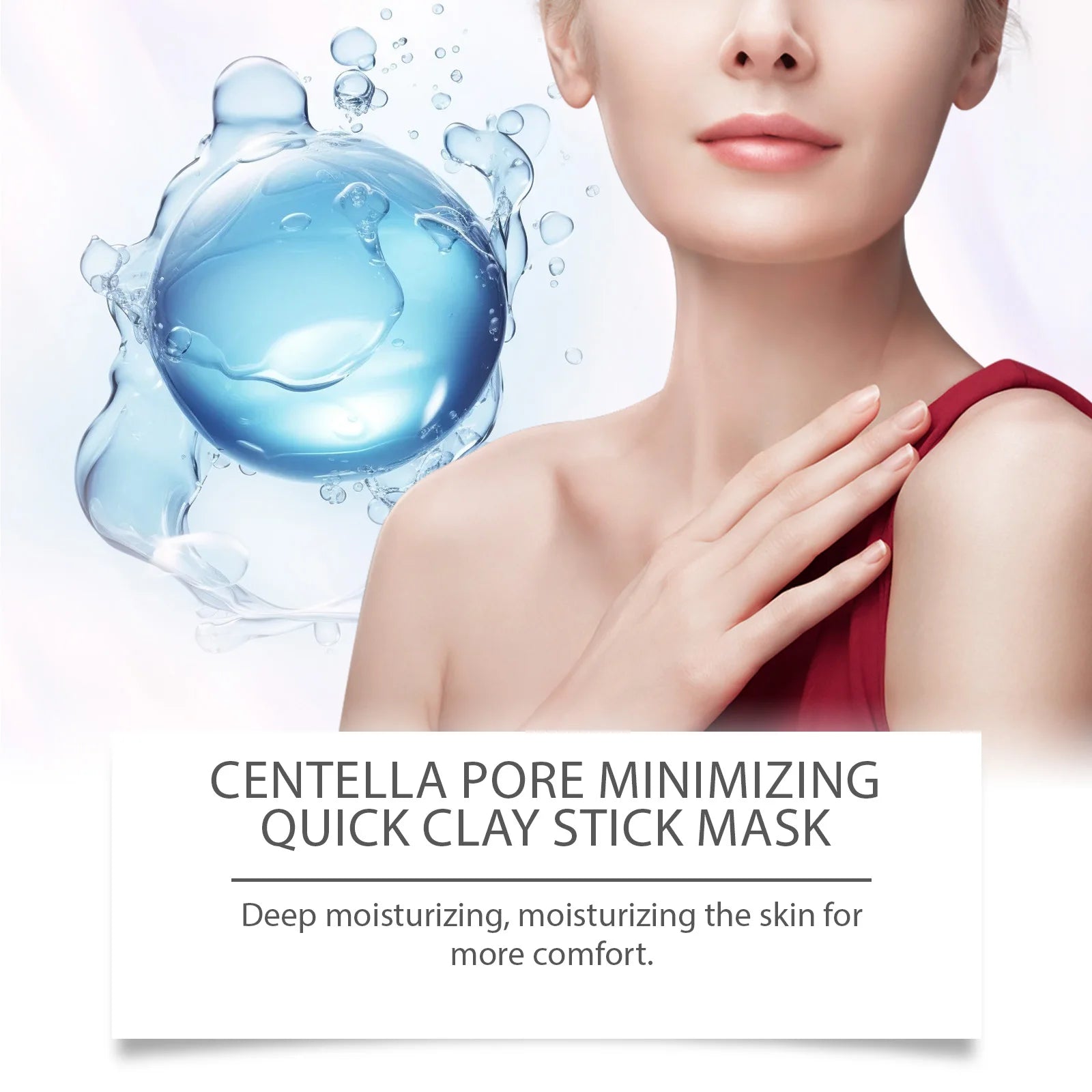 Korea Centella Rapid Pore Cleansing Clay Mask Quick Moisturizing Soothing Facial Brightening Face Mask Korean Skincare 27g