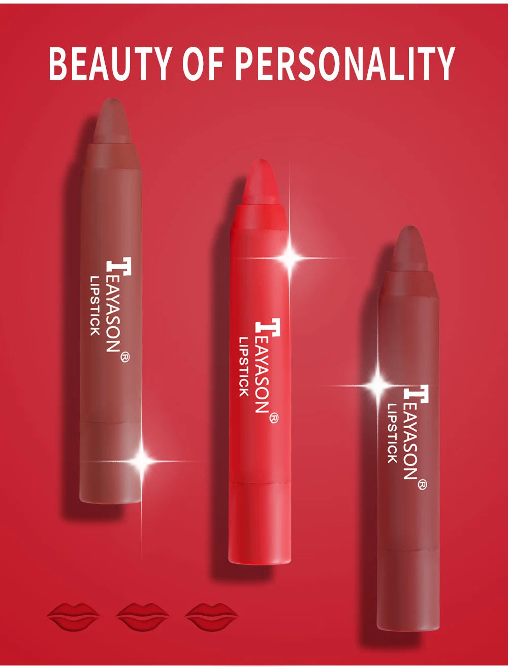 Nude Velvet Matte Lipstick Pen Lasting Waterproof Color Rendering Non-stick Cup Lipstick Pencil Lipliner Women Makeup Lip Stain