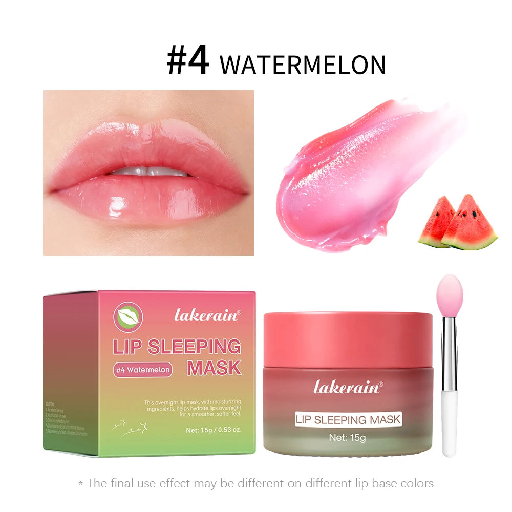 Blueberry Overnight Lip Sleeping Mask Dual Color Hydrates Dry Cracked Skin Reduces Fine Lines Moisturizing Nourishment Care