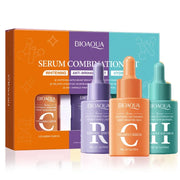 3pcs/bag Vitamin C Retinol Hyaluronic Acid Serum Face Moisturizing Anti Wrinkle Whitening Facial Essence Skin Care Products