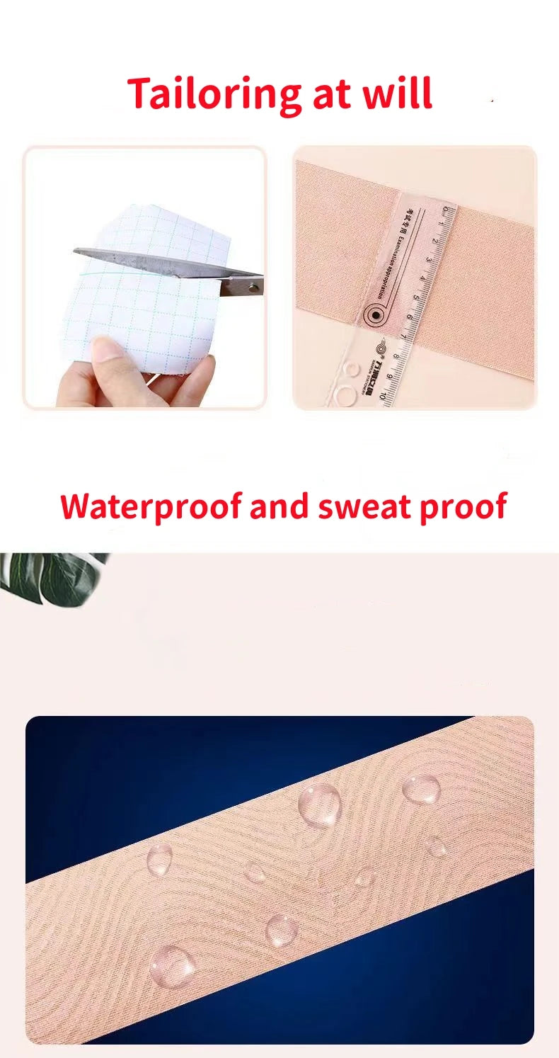 -Bandage,Elastic Fabric, Drooping Suspender, Lifting Chest Patch, Gathering Tape, Self-Adhesive Sports Thin Large Chest Nipple P