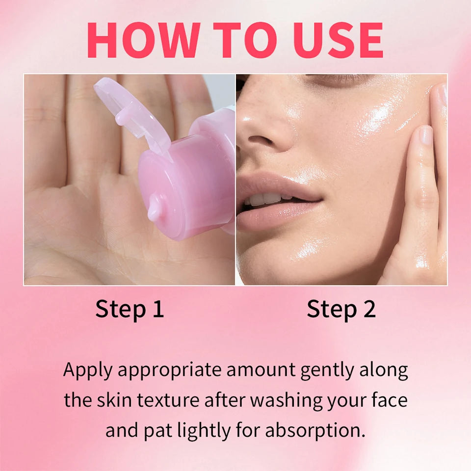 Pink Niacinamide Milky Toner Long-lasting Hydration Even Skin Tone Quickly Absorbed Achieve Dewy Glass Skin Daily Milky Toner