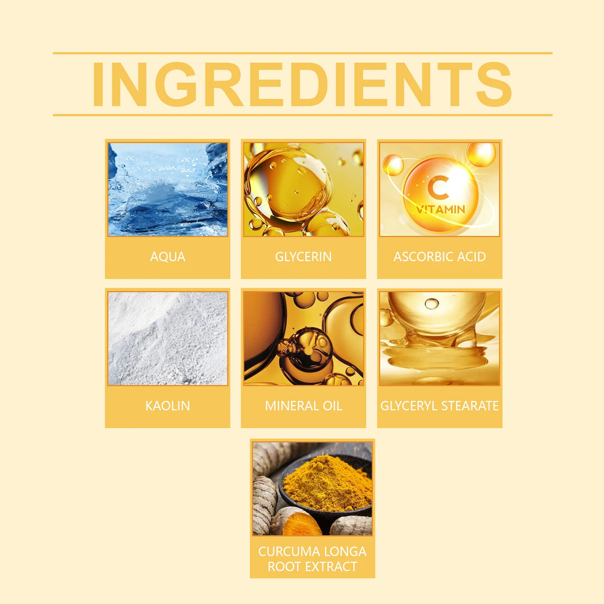 Vitamin C Turmeric Mud Mask Exfoliating Facial Mask Improve Pore Deep Cleansing Nourishing Hydrating Glowing Skin Care Clay Mask