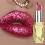 1PC Diamond Shimmer Diamond Shimmer Glitter Lipstick Long Lasting Waterproof Lip Oil for Women Girls Lips Tint Makeup Cosmetics