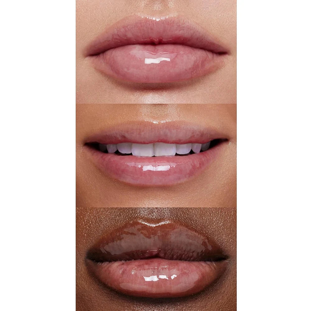 6Pcs Fruity Flavor Watery Glossy Lip Gloss Set Clear Lip Gel Hydrating Moisturizing Lip Gloss Women Lips Makeup