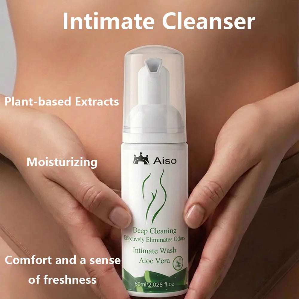 Aloe Vera Intimate Care Wash for Women: A mildly acidic cleanser that is gentle and non-irritating, suitable for daily care.