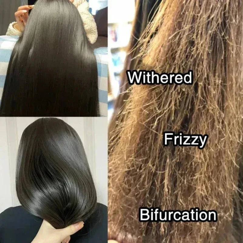 Magical Keratin Hair Mask 5 Seconds Repair Damaged Frizzy Hair Soft Smooth Shiny Nutrition Deep Moisturize Nourishing Hair Care
